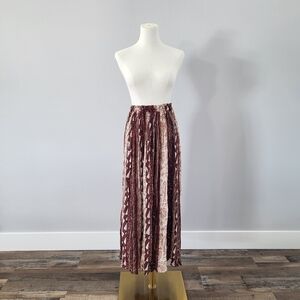 Papillon Rayon Boho Earthy Western Drawstring Waist Skirt